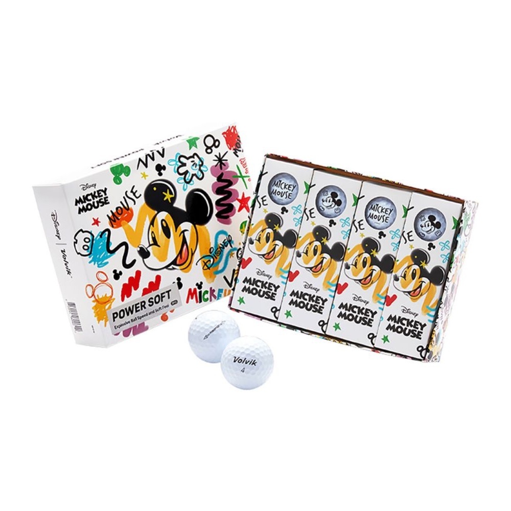 Volvik Power Soft Disney Mickey Mouse Golf Balls